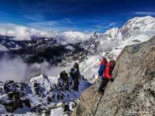 Aiguilles Marbrées : Traversée